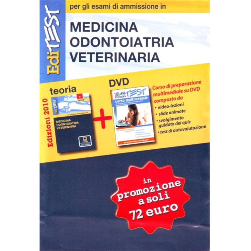Medicina, Odontoiatria e Veterinaria - Teoria + il Corso di preparazione Multimediale su DVD